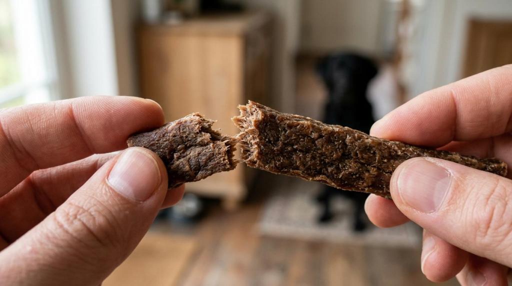5 forskelle på Belcando snacks, Bits og Stripes til hunde