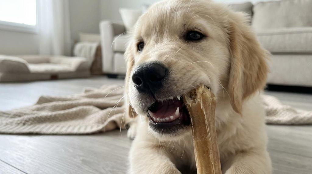 Fodringsplan for hvalpe måned for måned