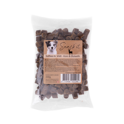 Softies m. Vildt - Korn & Glutenfri 8x200g