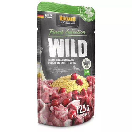 BelcandO Pouches Vildt med hirse & tyttebær - Vådfoder