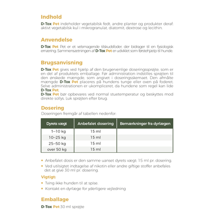 D-Tox Pet
