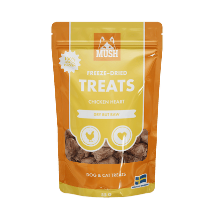MUSH Treat Kyllingehjerte 50g