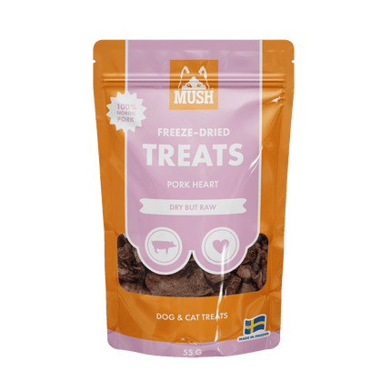 MUSH Treat Grisehjerte 50g