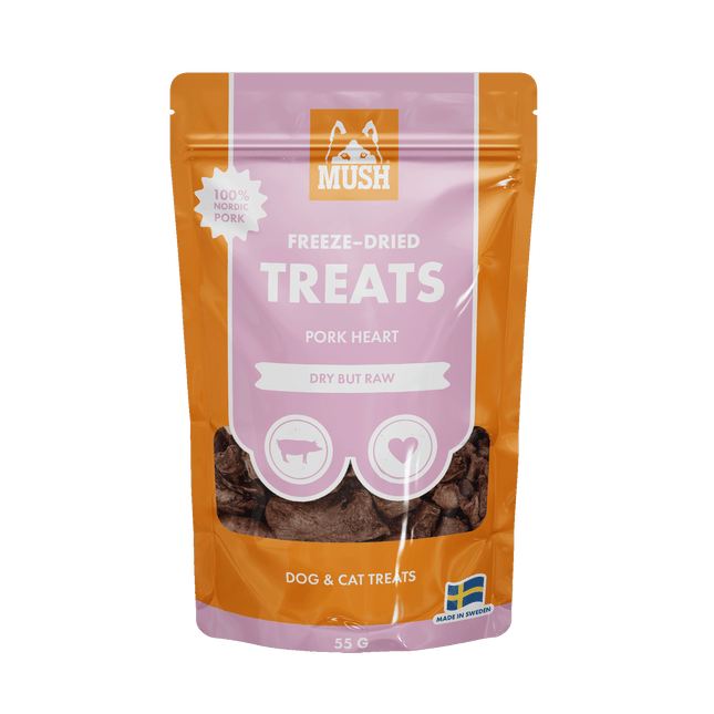 MUSH Treat Grisehjerte 50g
