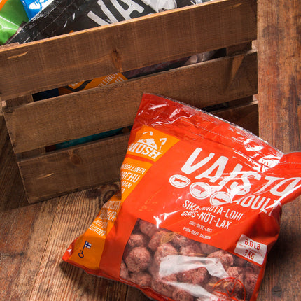 MUSH Vaisto® XL Rød 3 kg (Gris Okse Laks)