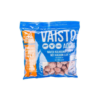 MUSH Vaisto® XL Blå 3kg (Okse Kalkun & Laks) - BARF