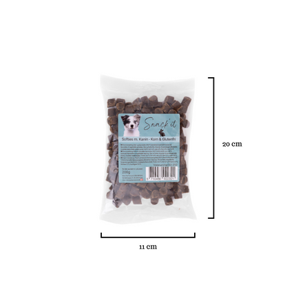 Softies m. Kanin - Korn & Glutenfri 8x200g