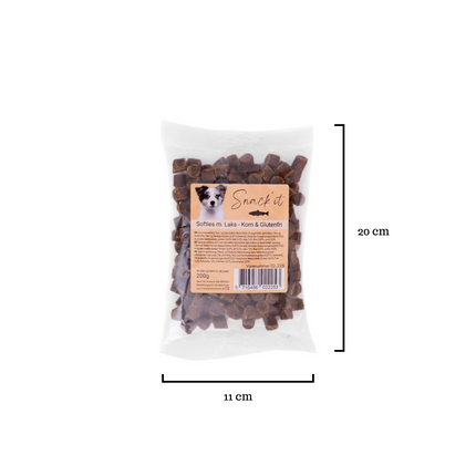 Softies m. Laks - Korn & Glutenfri 8x200g