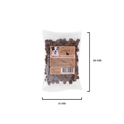 Softies m. Vildt - Korn & Glutenfri 8x200g