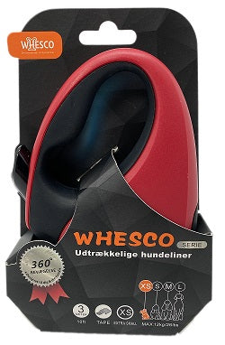 Whesco Flexline med tape 3 meter - Hundesnor